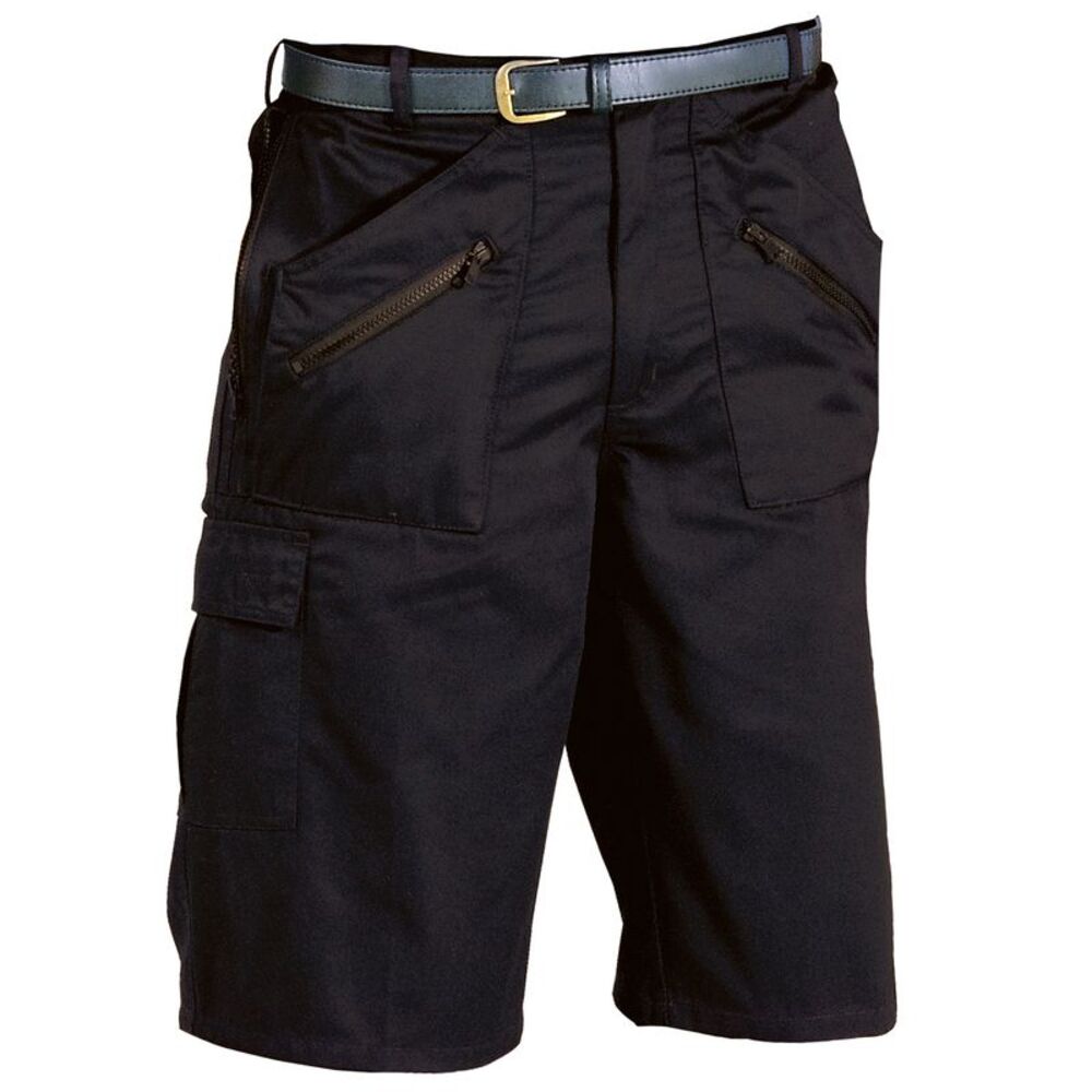 Portwest Mens Casual Work Cargo Action Shorts /Bottoms (S889) Sizes  / Black